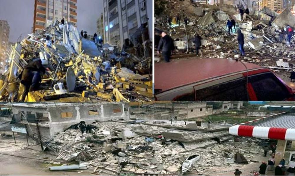 भूकंप से TurkeySyria में अब तक 4360 मौतें, 15 हजार जख्मी, 5606 इमारतें
