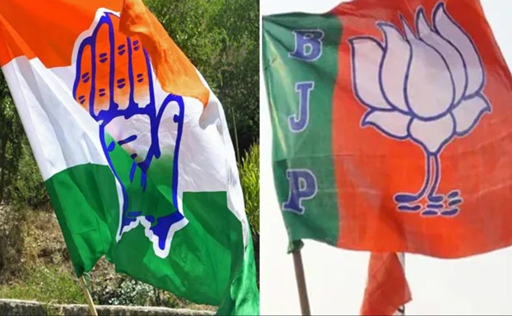 कांग्रेस के 76 और BJP के 124 उम्मीदवारों की अब तक घोषणा, सिर्फ 43 पर स्थिति स्पष्ट, जानें- कौन किसके सामने?