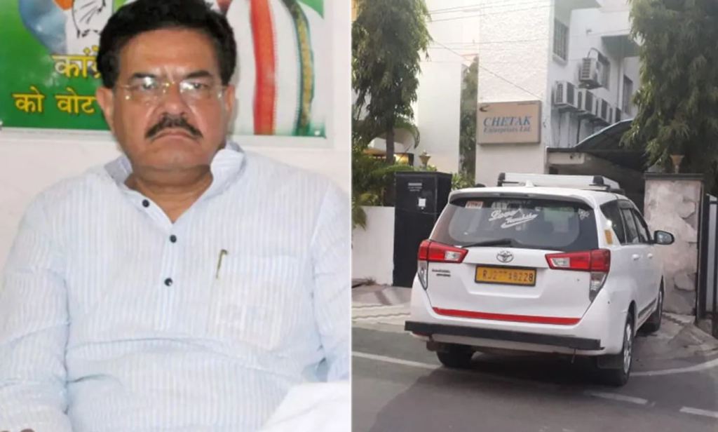 IT department raids the premises of Gehlot's Cooperative Minister Anjana, politics heats up