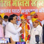 Congress leader Bharat Sharma joined BJP, MP Jaunpuriya, MLA Dogra welcomed him by donning a scarf