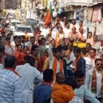 BJP candidate Ashok Dogra took out a procession with supporters, once again claimed complete development in the area.