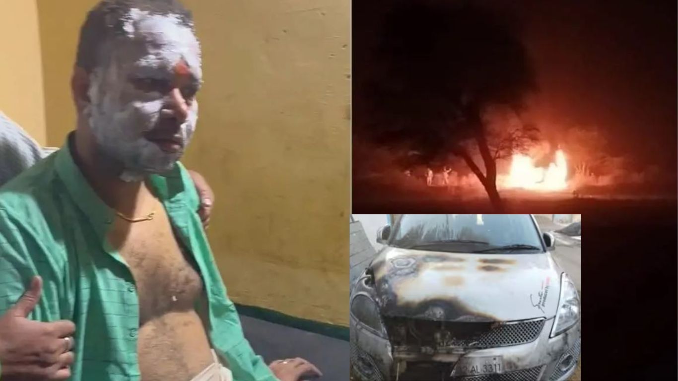 Case of attack on JJP party candidate from Mahuva assembly seat