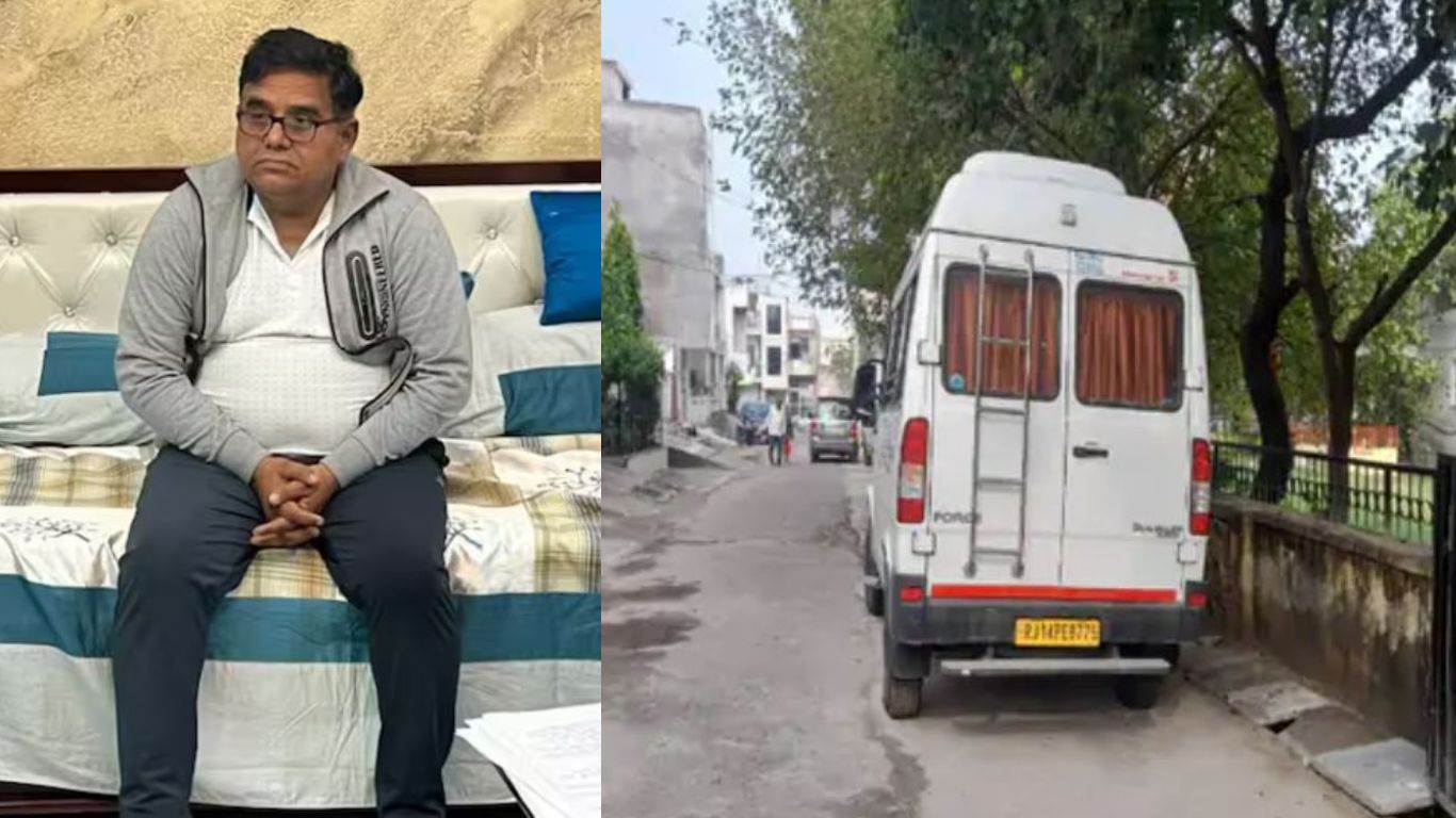 ACB searched at 3 locations of Kota UIT engineer, found 37 kg gold, 1.5 Kg silver, cash and documents of 29 plots.