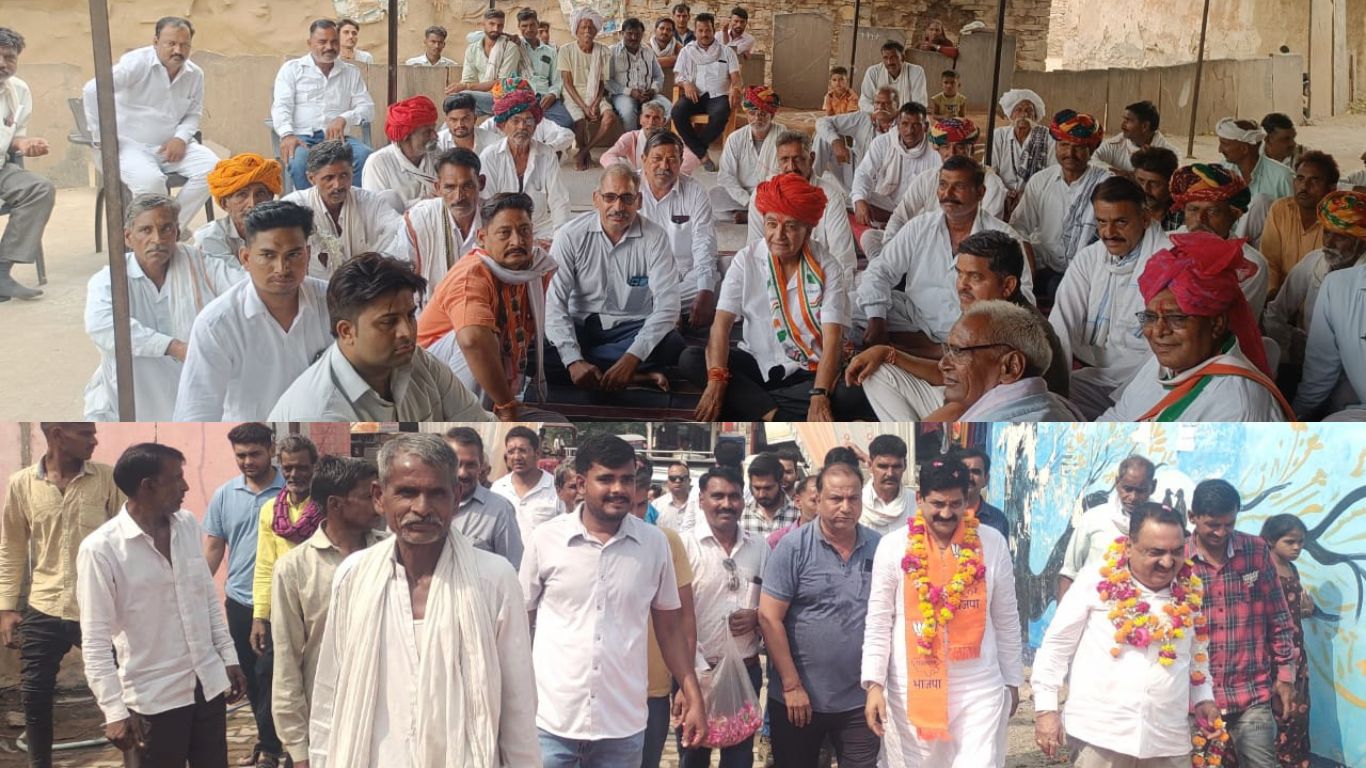 कांग्रेस के हरिमोहन शर्मा ने बूंदी को विकसित करने का किया वादा, भाजपा के अशोक डोगरा ने मांगा जनसमर्थन