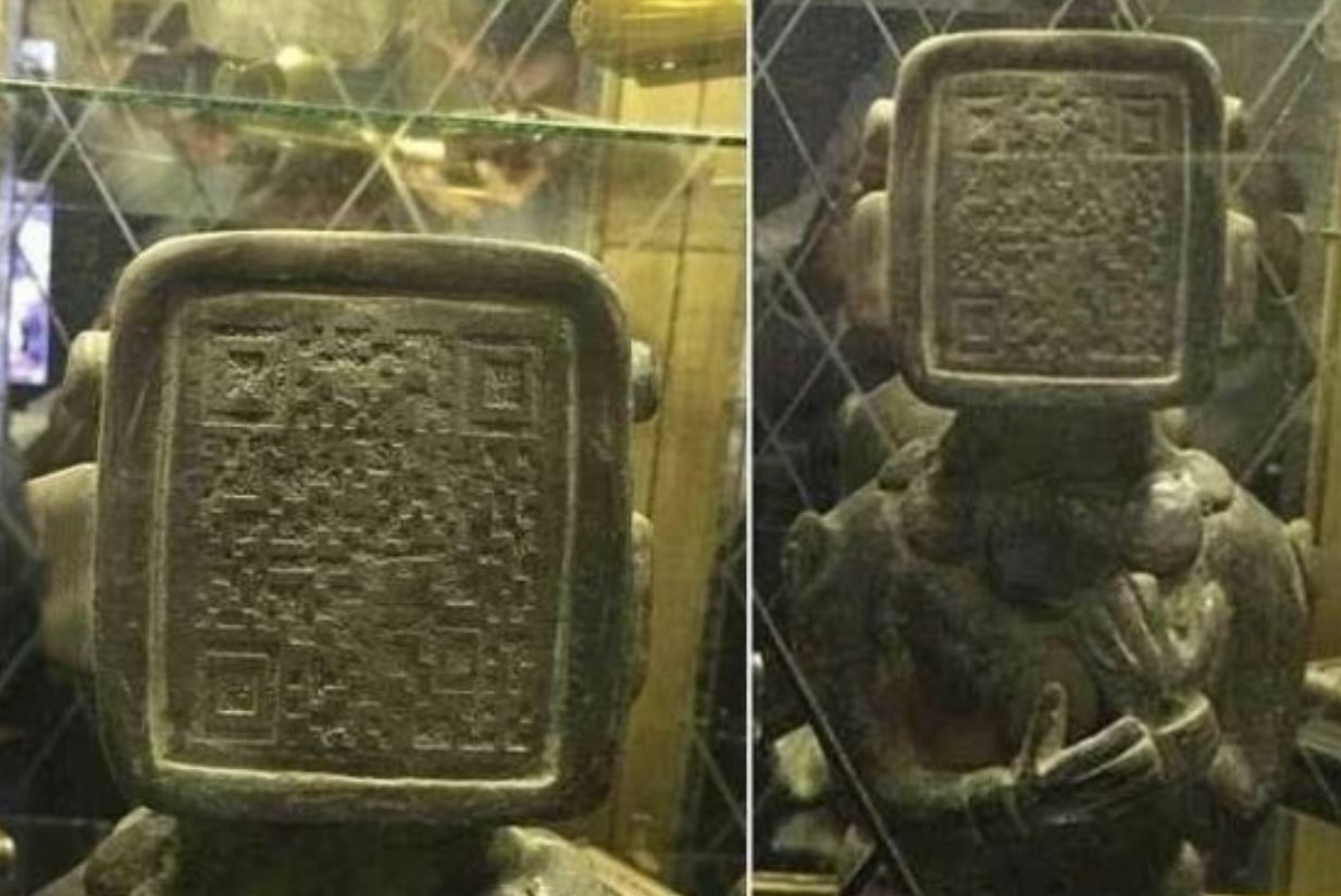 खुदाई के दौरान 3000 साल पुरानी मूर्ति में निकला QR Code, देख कर सभी हैरान