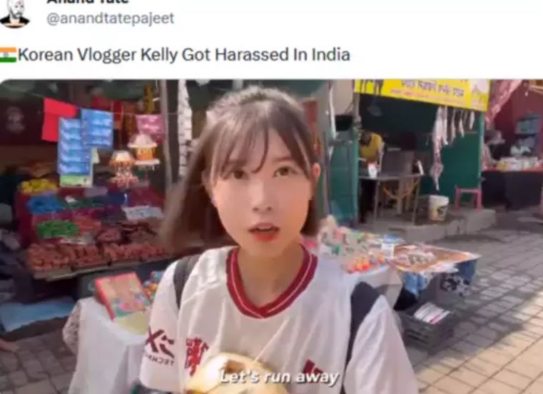 Accused who misbehaved with Korean blogger who came to visit India arrested, video goes viral