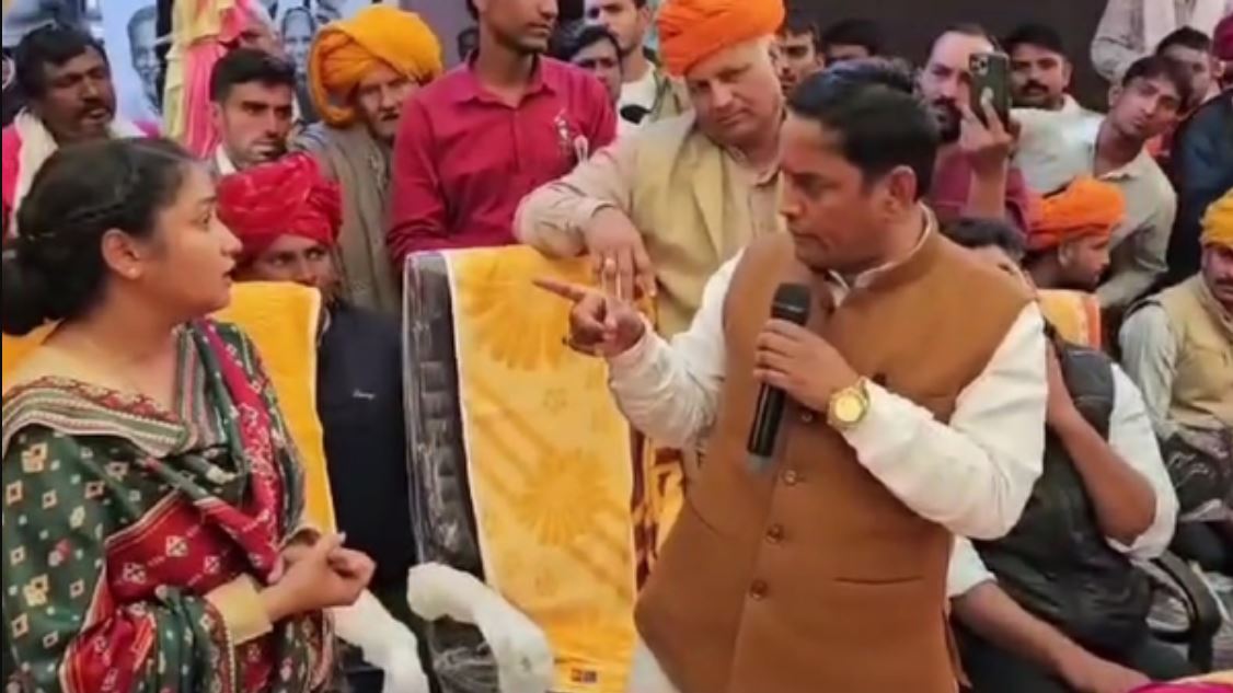You will be in trouble…, BJP MLA Lalaram Bairwa from Shahpura threatened the woman SDM.