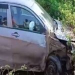 Bike riders returning from Joganiya Mata Darshan collide with car, two brothers seriously injured