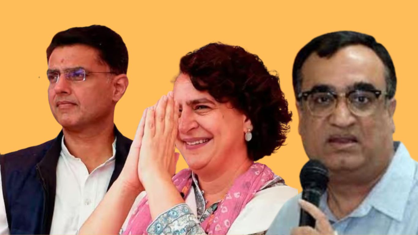 Big reshuffle in Congress - Avinash Pandey becomes UP in-charge in place of Priyanka Gandhi, Sachin Pilot gets big responsibility in Chhattisgarh