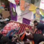 The stage built to welcome Minister of State Nagar collapsed, Minister, Pradhan and worker were seriously injured, Kota referred.