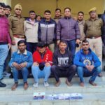 3 country made pistols, 2 country made pistols and 4 cartridges recovered from the miscreants.