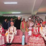 Education city Kota became witness to a unique marriage ceremony, marriage of three orphan, deaf and mute daughters.