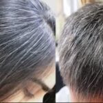Make white hair black naturally, by using this the hair will remain black for life.