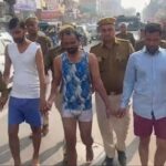 A procession of miscreants dragged the woman on the road, made her half-naked and paraded around barefoot.