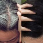 To blacken white hair from the roots, use tea leaves in these 3 ways.