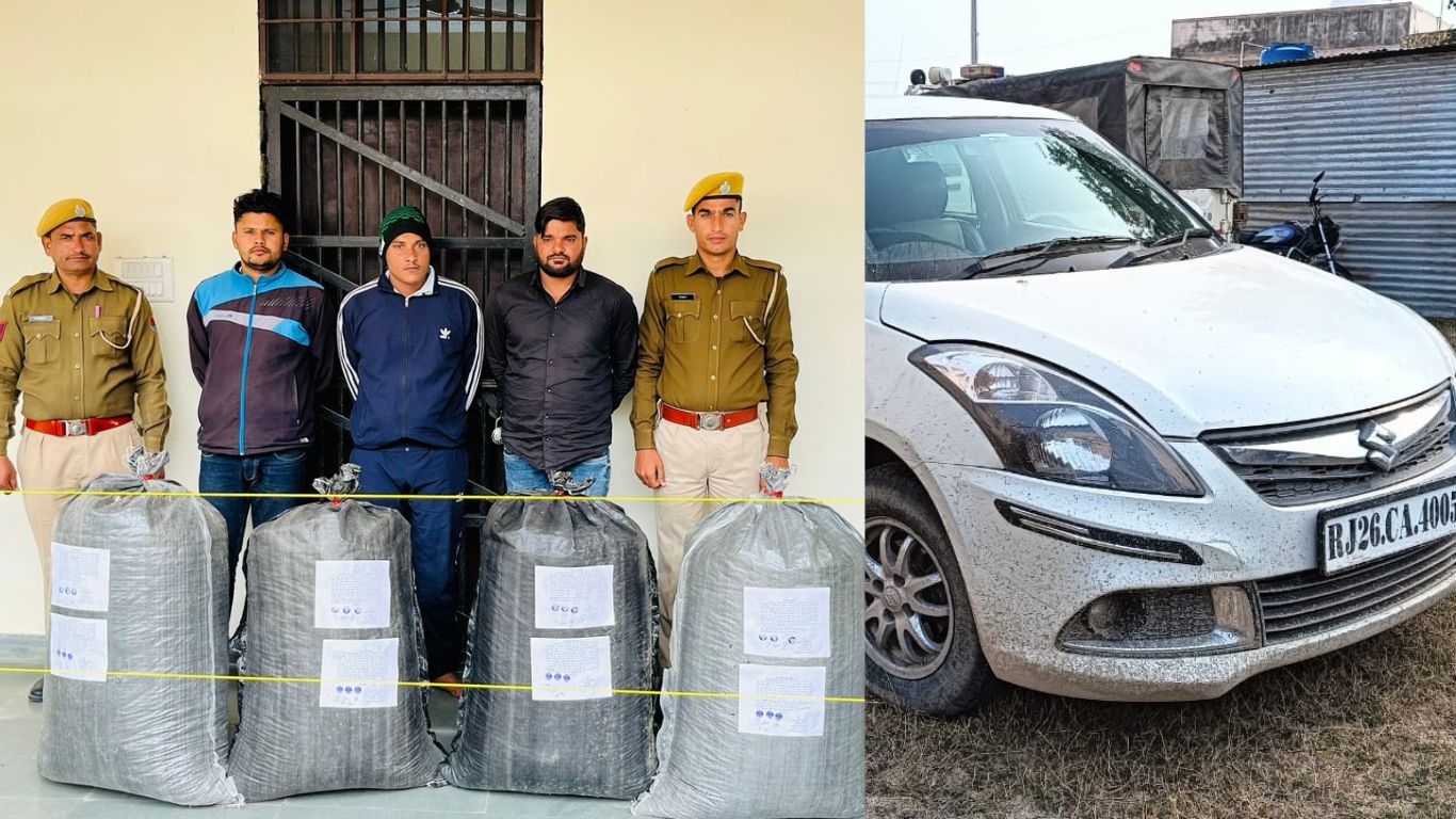 3 including two police constables arrested while transporting illegal drug doda powder worth Rs 11.39 lakh