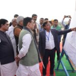 Chief Minister inspected Navnera Dam under construction of ERCP