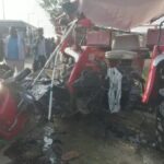 Kota: Tractor breaks into two pieces in collision with car, condition of stranded drivers critical