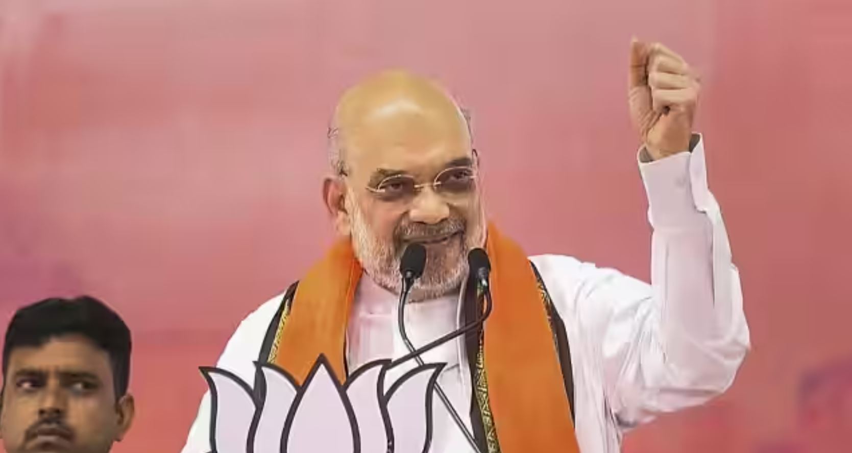 In Mewar, Shah fiercely targeted Congress, called for winning all 25 seats in the state.