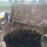 Alwar: Sensation spread in the area after three dead bodies were found in a well, a woman and two children were found with their hands and legs tied.