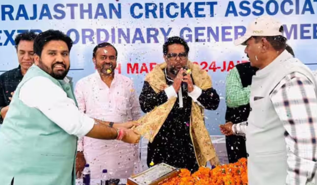 Dhananjay Singh Khinvsar, son of a Rajasthan government minister, got the responsibility of RCA President.