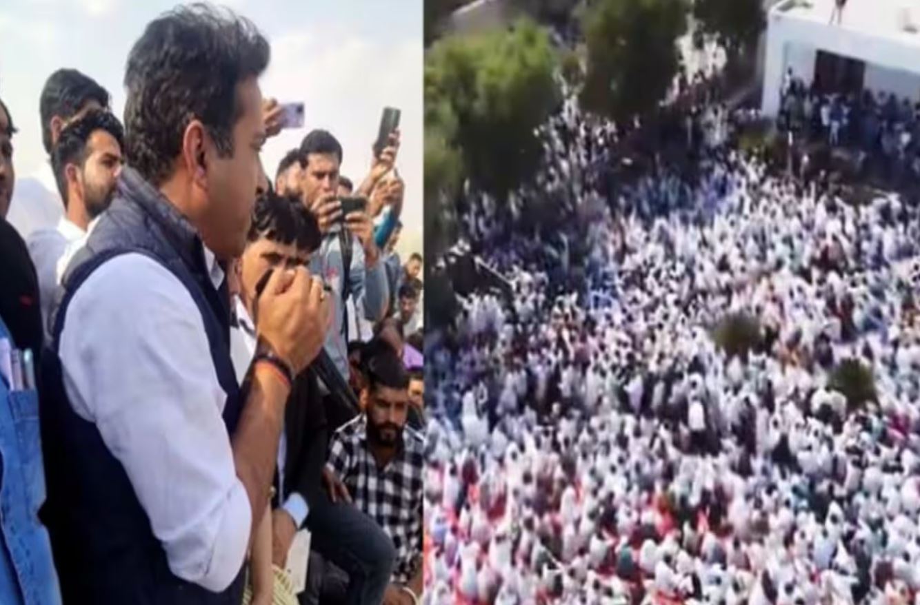 Show of strength: Rahul Kaswan gathered the crowd and showed his attitude, said - I will follow whatever decision the public takes.