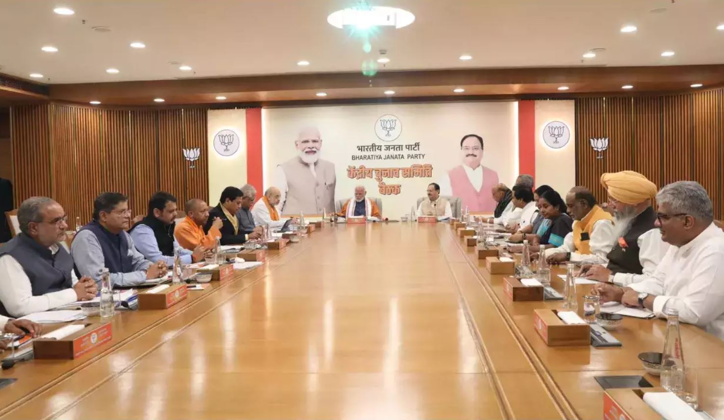 Lok Sabha Elections 2024: BJP's meeting lasted till late night in the presence of PM Modi, see - what is there in the first list