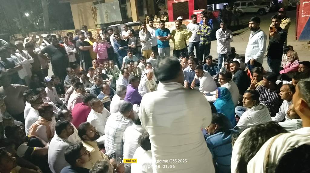 Congress protested outside Anta police station for 6 hours in protest against the assault, case registered against BJP leaders