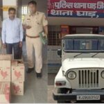 Big action on illegal liquor transportation, 10 boxes of illegal beer and Rs 23900 in cash seized in Thar jeep