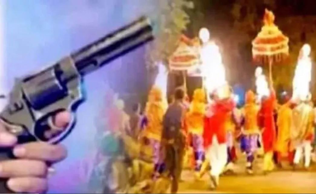Harsh firing at a wedding ceremony, a person sitting on the terrace died after being shot, created chaos