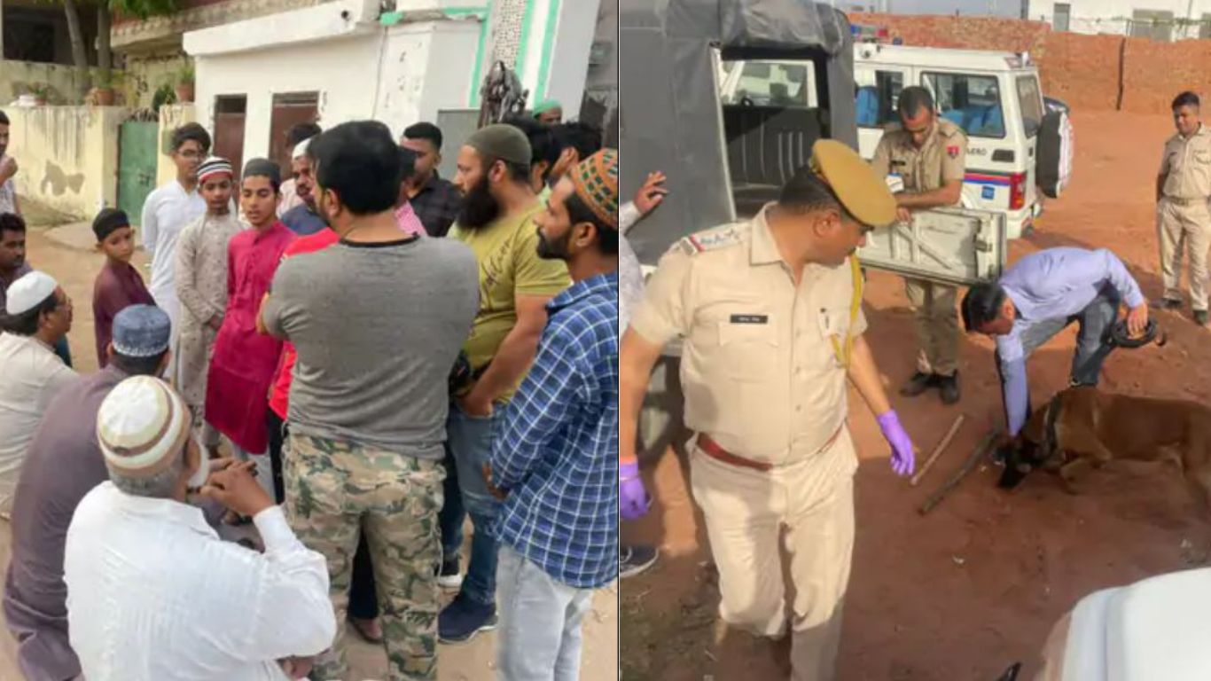 In the mosque of Ajmer, 3 miscreants attacked with sticks and killed Maulana, also scared children.