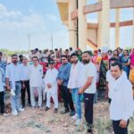 Women and men of Ward 43 area protested by climbing on the tank regarding drinking water problem.