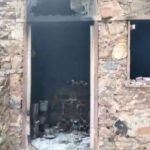 A scandal broke out after the rape and murder of a pregnant woman, the mob set fire to the house of the accused, pelted stones at the police.