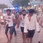 Police took out a procession barefoot against those who blackmailed a woman on Instagram