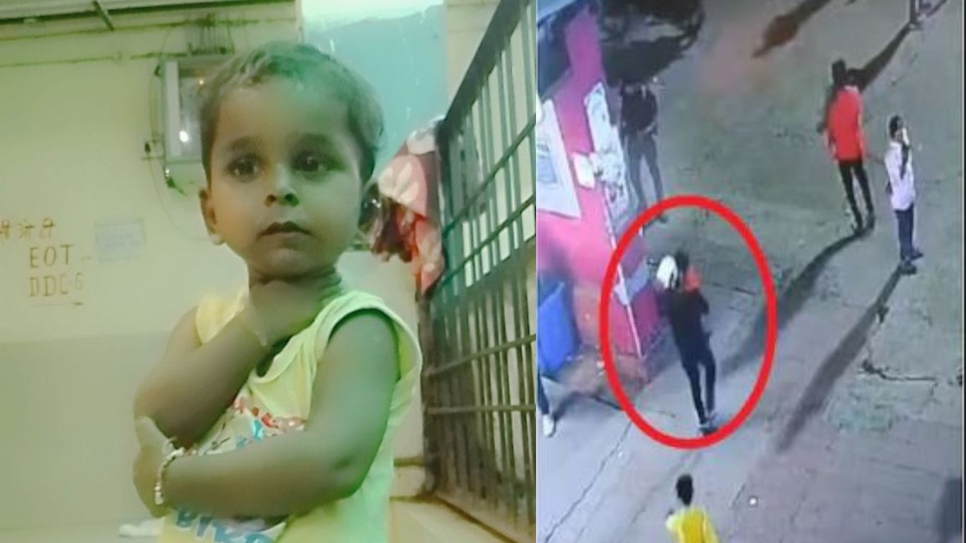 4 year old child kidnapped from Kota railway junction, kidnapper captured in CCTV camera
