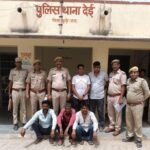 Three accused arrested for obstructing government duty by pelting stones at Mineral Department team