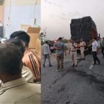 Jawaani, who was going to attend his father-in-law's funeral, died tragically in an accident, three people including his wife injured.