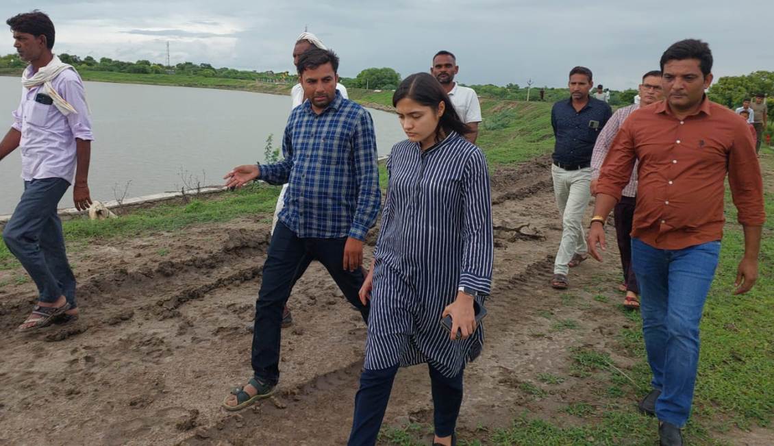 Collector took stock of the situation created by rain in Piplu subdivision area, instructions to officials to remain alert