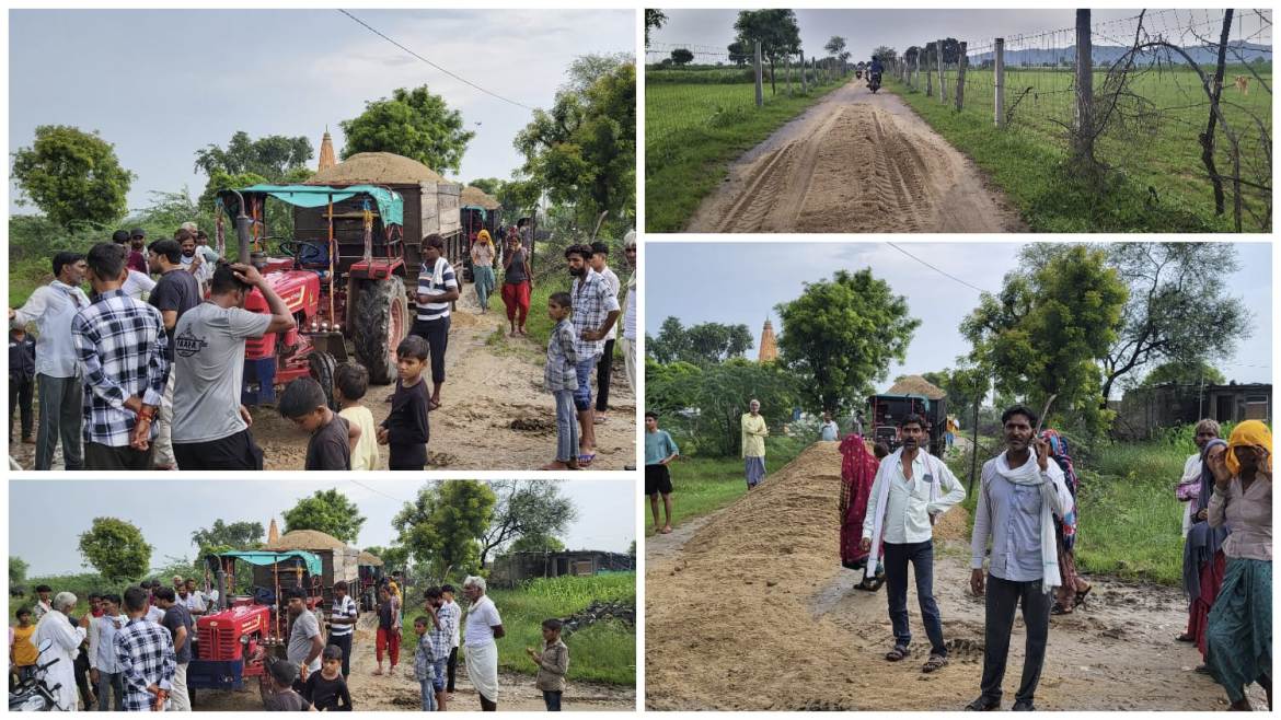Sawai Madhopur: The game of gravel mafia is flourishing right under the nose of the police, an attempt to impersonate a tractor-trolley, one person injured