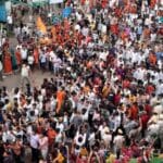 Kavad Yatra reached Malpura, Water Supply Minister Choudhary welcomed him with flower showers, security personnel were deployed everywhere.
