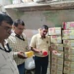 Raid on travel company's office, seized 1245 liters of ghee, brought from Indore to Jaipur, seized consignment of two brands
