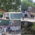 Ruckus among villagers after collision with SHO's car, stone pelting at DSP's car and police station