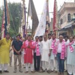 The fourth padayatra from Niwai to Khatudham started with much fanfare.