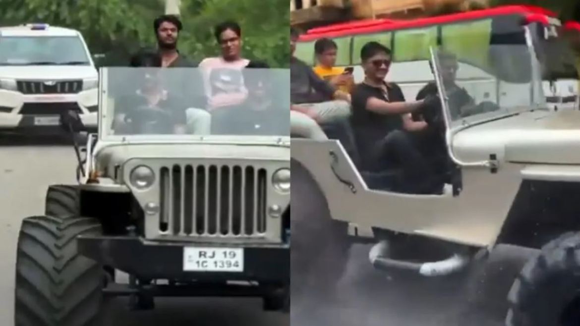 Rajasthan: Reel of Deputy CM and Congress leader's sons went viral, Reel made in 'Police Escort', people raised questions
