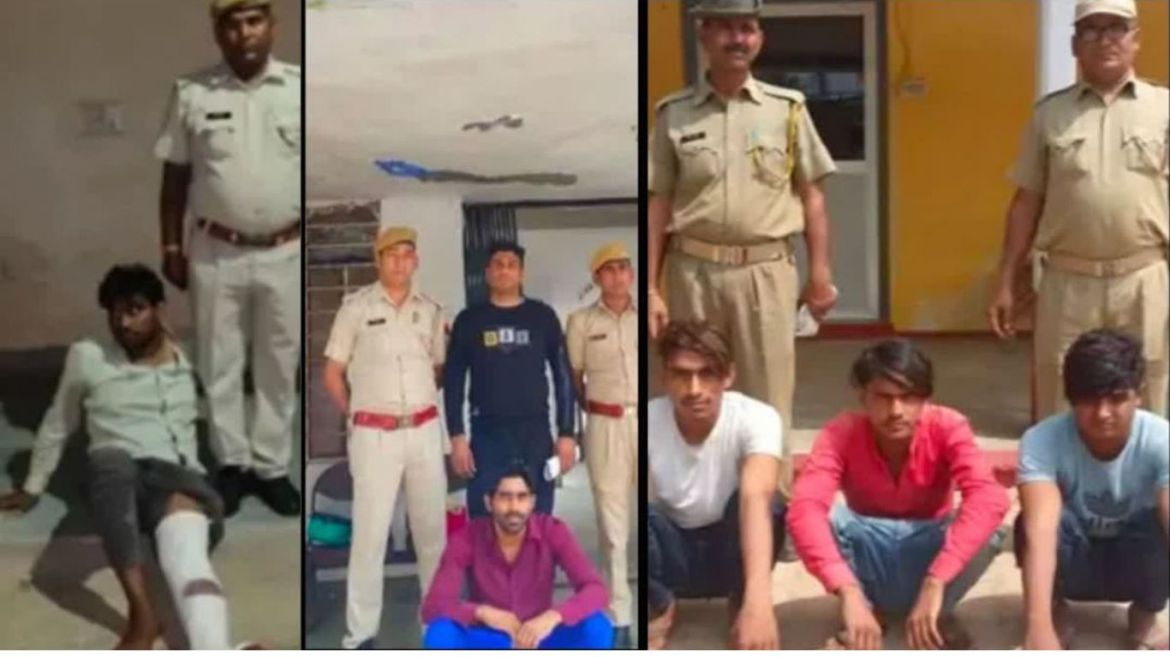 Police took major action in Deeg, 13 cyber thugs arrested, these items recovered