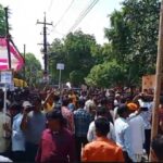 Angered by lack of trace of kidnapped girl in Nainwan, Sarva Hindu Samaj took out a procession, markets remained closed