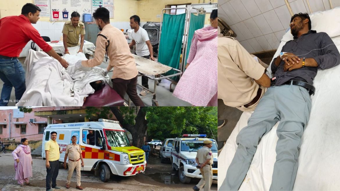 Eco Car- Horrific collision with unknown vehicle, 6 friends killed, 3 injured, Khatu Shyam ji was going from MP to have darshan.