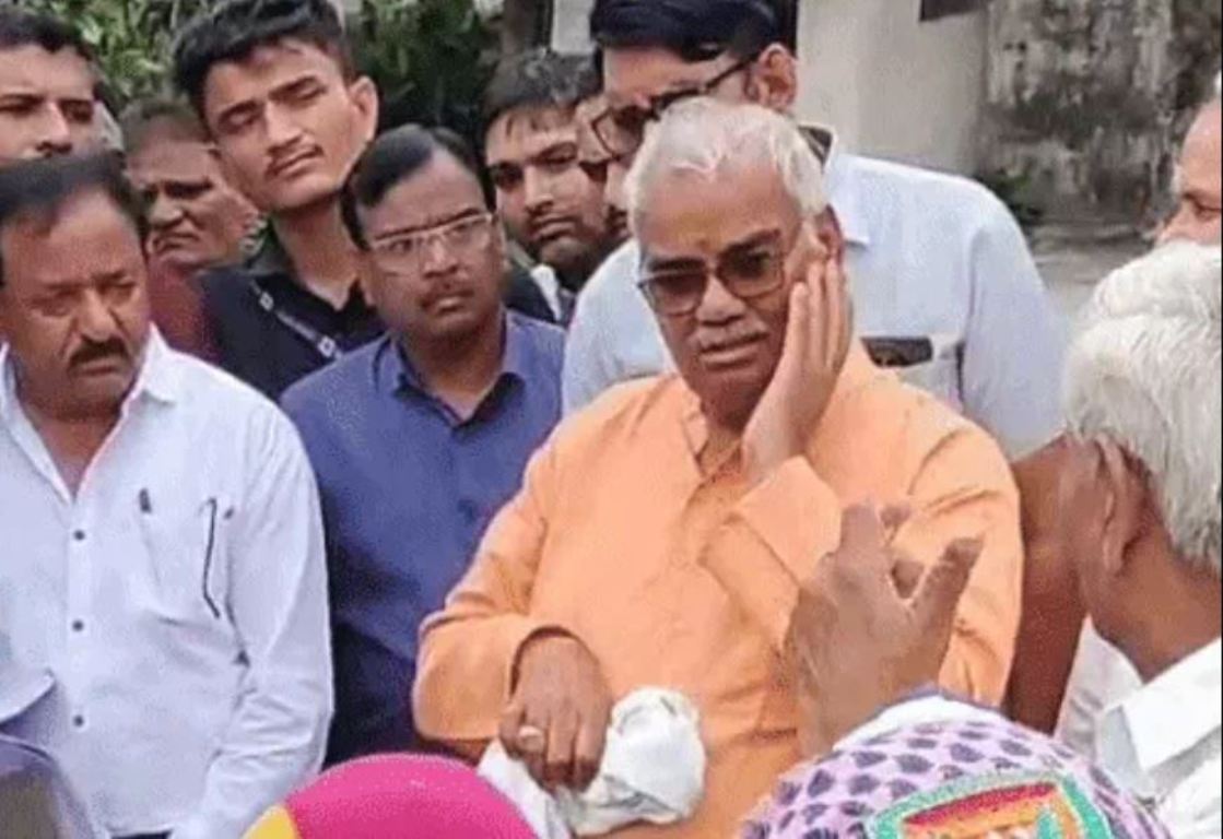 Education Minister of Rajasthan was attacked by bees, incident happened during inspection, health stable