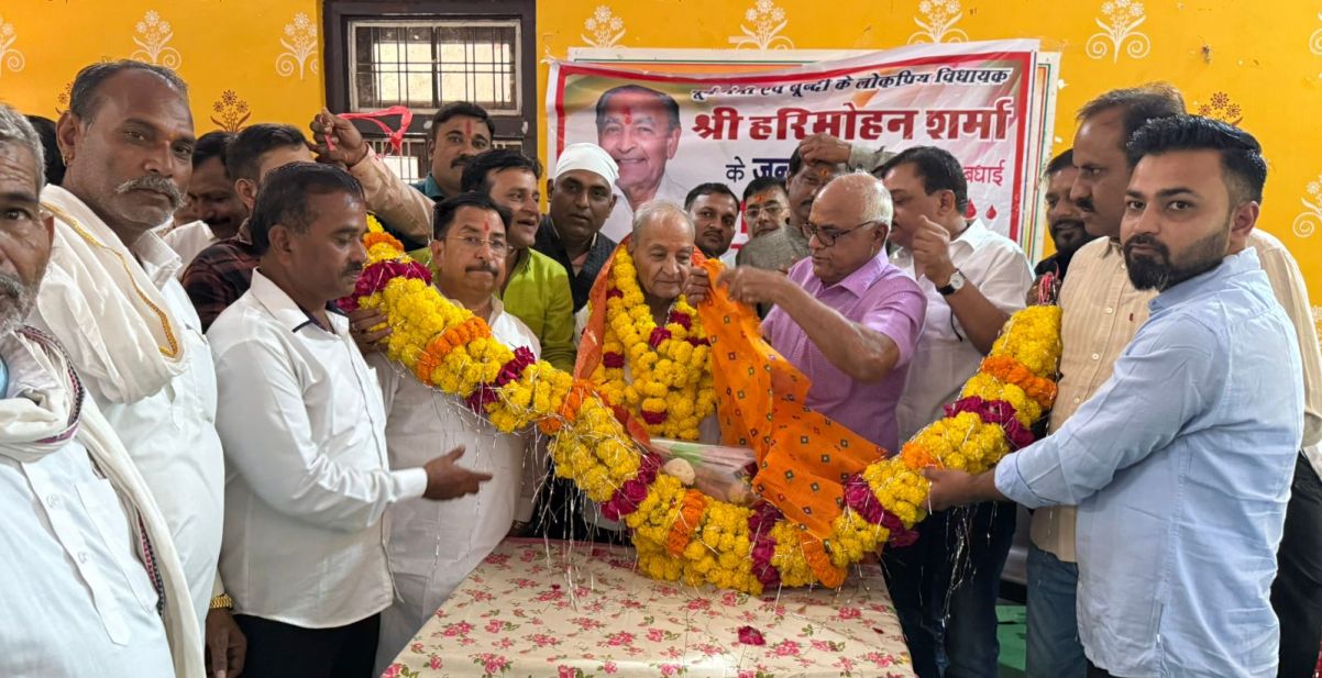 85 units of blood donated on Bundi MLA's 85th birthday, Sharma's welcome lasted the whole day
