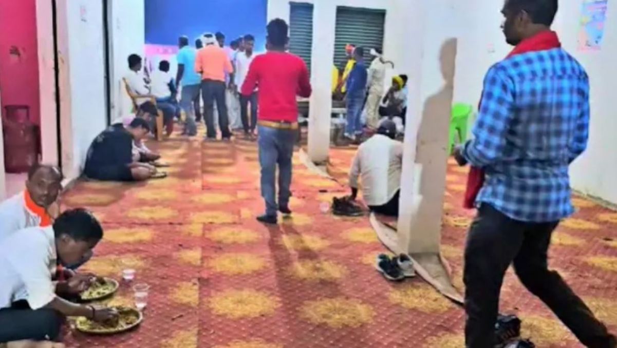 Youth creates ruckus, kicks and punches at BJP MP's mutton party for not giving him a pot
